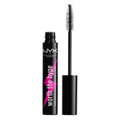 NYX Professional Makeup Worth The Hype Tusz do rzęs dla kobiet 7 ml Odcień 01 Black