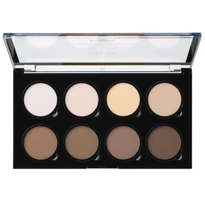 NYX Professional Makeup Highlight &amp; Contour PRO Paletka do konturowania dla kobiet 21,6 g Odcień Nude