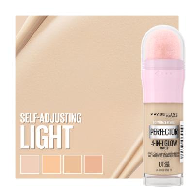 Maybelline Instant Anti-Age Perfector 4-In-1 Glow Podkład dla kobiet 20 ml Odcień 01 Light