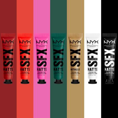 NYX Professional Makeup SFX Face And Body Paint Matte Podkład dla kobiet 15 ml Odcień 07 Dark Dream