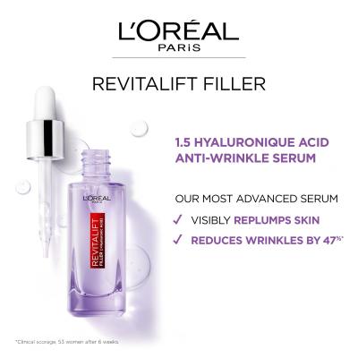 L&#039;Oréal Paris Revitalift Filler HA 1,5% Serum do twarzy dla kobiet 30 ml