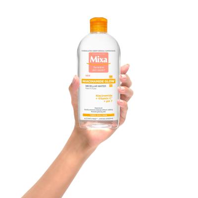 Mixa Niacinamide Glow Micellar Water Płyn micelarny dla kobiet 400 ml