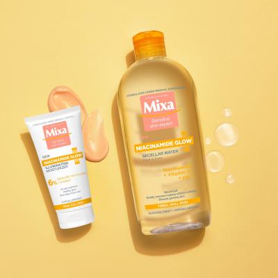 Mixa Niacinamide Glow Micellar Water Płyn micelarny dla kobiet 400 ml