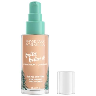 Physicians Formula Butter Believe It! Foundation + Concealer Podkład dla kobiet 30 ml Odcień Light-To-Medium