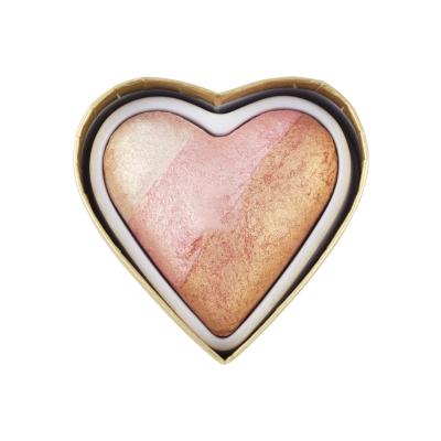 Makeup Revolution London I Heart Makeup Blushing Hearts Róż dla kobiet 10 g Odcień Iced Hearts