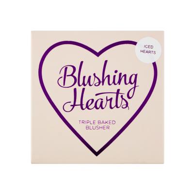 Makeup Revolution London I Heart Makeup Blushing Hearts Róż dla kobiet 10 g Odcień Iced Hearts