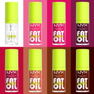 NYX Professional Makeup Fat Oil Lip Drip Olejek do ust dla kobiet 4,8 ml Odcień 01 My Main