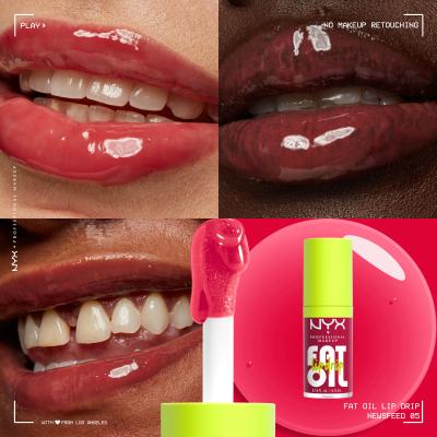 NYX Professional Makeup Fat Oil Lip Drip Olejek do ust dla kobiet 4,8 ml Odcień 05 Newsfeed