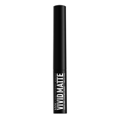 NYX Professional Makeup Vivid Matte Eyeliner dla kobiet 2 ml Odcień 01 Black