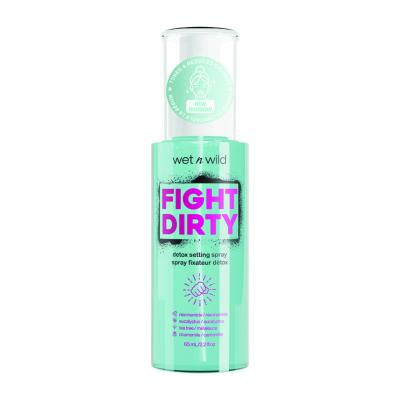 Wet n Wild Fight Dirty Detox Setting Spray Utrwalacz makijażu dla kobiet 65 ml