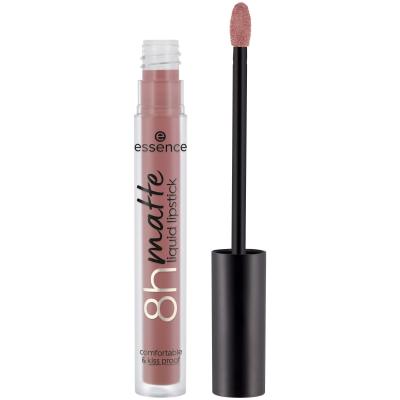 Essence 8h Matte Liquid Lipstick Pomadka dla kobiet 2,5 ml Odcień 02 Silky Hazelnut