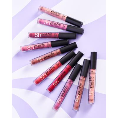 Essence 8h Matte Liquid Lipstick Pomadka dla kobiet 2,5 ml Odcień 04 Rosy Nude