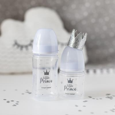 Canpol babies Royal Baby Easy Start Anti-Colic Bottle Little Prince 0m+ Butelki dla niemowląt dla dzieci 120 ml