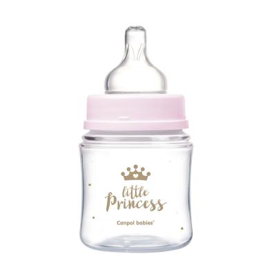 Canpol babies Royal Baby Easy Start Anti-Colic Bottle Little Princess 0m+ Butelki dla niemowląt dla dzieci 120 ml