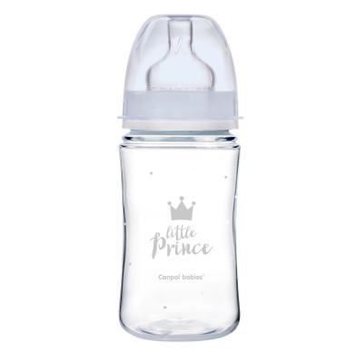 Canpol babies Royal Baby Easy Start Anti-Colic Bottle Little Prince 3m+ Butelki dla niemowląt dla dzieci 240 ml