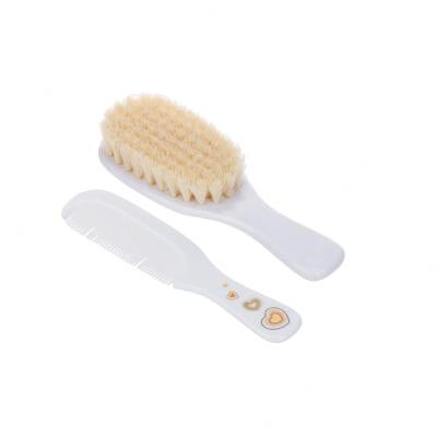 Canpol babies Newborn Baby Baby Brush With Comb Hearts Grzebień dla dzieci Zestaw