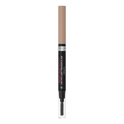 L&#039;Oréal Paris Infaillible Brows 24H Filling Triangular Pencil Kredka do brwi dla kobiet 1 ml Odcień 06 Dark Blonde