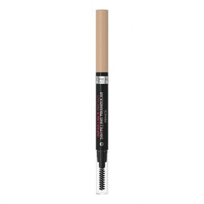 L&#039;Oréal Paris Infaillible Brows 24H Filling Triangular Pencil Kredka do brwi dla kobiet 1 ml Odcień 07 Blonde