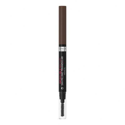 L&#039;Oréal Paris Infaillible Brows 24H Filling Triangular Pencil Kredka do brwi dla kobiet 1 ml Odcień 03 Dark Brunette