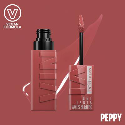 Maybelline Superstay Vinyl Ink Liquid Pomadka dla kobiet 4,2 ml Odcień 115 Peppy