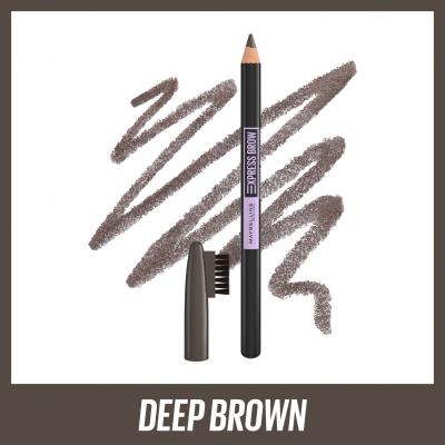 Maybelline Express Brow Shaping Pencil Kredka do brwi dla kobiet 4,3 g Odcień 05 Deep Brown