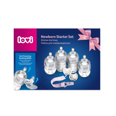 LOVI Newborn Starter Set Girl Butelki dla niemowląt dla dzieci Zestaw