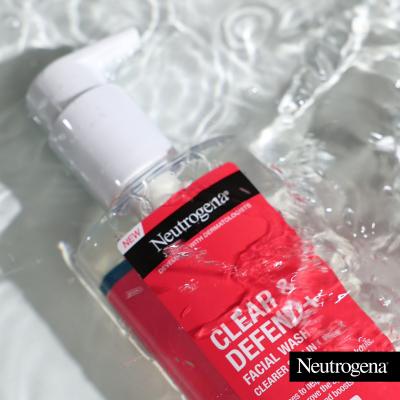 Neutrogena Clear &amp; Defend+ Facial Wash Żel oczyszczający 200 ml