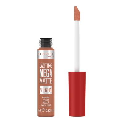 Rimmel London Lasting Mega Matte Liquid Lip Colour Pomadka dla kobiet 7,4 ml Odcień Be My Baby