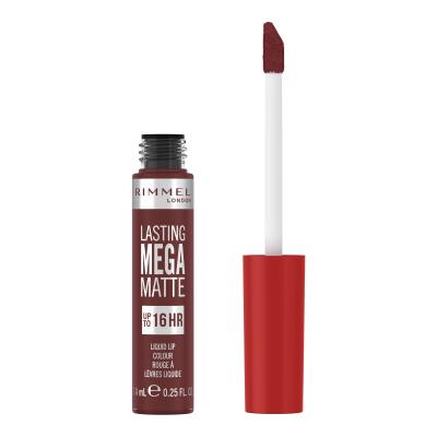 Rimmel London Lasting Mega Matte Liquid Lip Colour Pomadka dla kobiet 7,4 ml Odcień Urban Affair