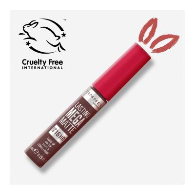 Rimmel London Lasting Mega Matte Liquid Lip Colour Pomadka dla kobiet 7,4 ml Odcień Urban Affair