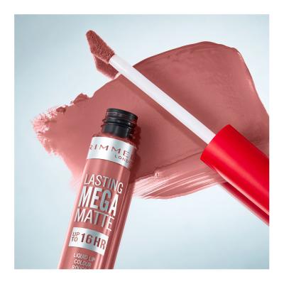 Rimmel London Lasting Mega Matte Liquid Lip Colour Pomadka dla kobiet 7,4 ml Odcień Blush