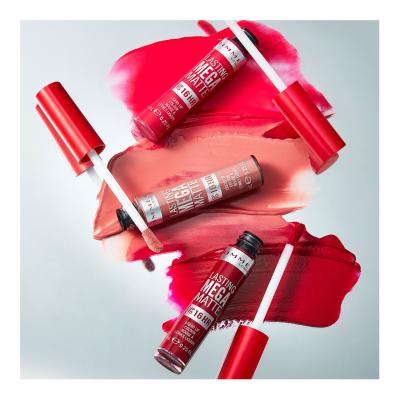 Rimmel London Lasting Mega Matte Liquid Lip Colour Pomadka dla kobiet 7,4 ml Odcień Ruby Passion