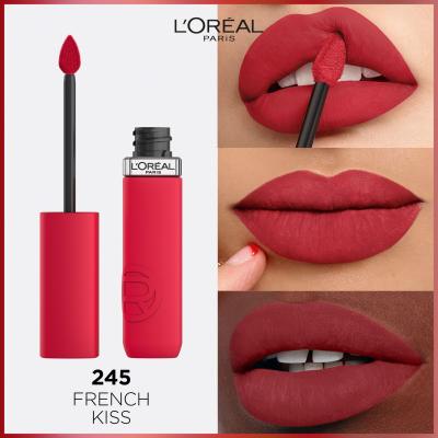 L&#039;Oréal Paris Infaillible Matte Resistance Lipstick Pomadka dla kobiet 5 ml Odcień 245 French Kiss