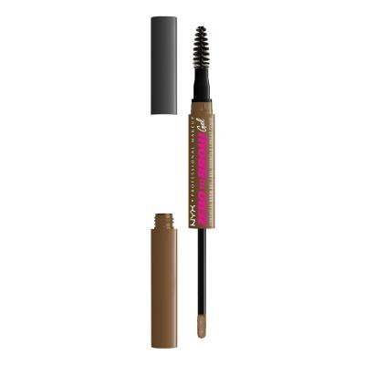 NYX Professional Makeup Zero To Brow Żel i pomada do brwi dla kobiet 2 ml Odcień 03 Taupe