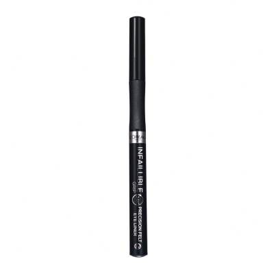 L&#039;Oréal Paris Infaillible Grip 24H Precision Felt Eyeliner Eyeliner dla kobiet 1 ml Odcień 01 Black