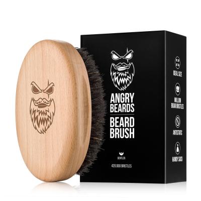 Angry Beards Beard Brush Gentler Szczotka do zarostu dla mężczyzn 1 szt