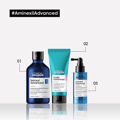 L&#039;Oréal Professionnel Aminexil Advanced Anti-Hair Loss Professional Serum Preparat przeciw wypadaniu włosów dla kobiet 90 ml