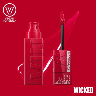 Maybelline Superstay Vinyl Ink Liquid Pomadka dla kobiet 4,2 ml Odcień 50 Wicked