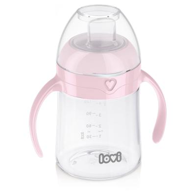 LOVI First Cup With Spout Pink 6m+ Kubek dla dzieci 150 ml