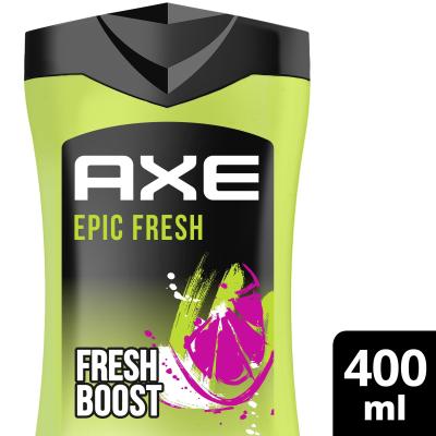 Axe Epic Fresh 3in1 Żel pod prysznic dla mężczyzn 400 ml