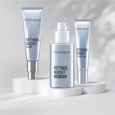 Neutrogena Retinol Boost Zestaw krem do twarzy na noc Retinol Boost Night Cream 50 ml + serum do twarzy na dzień Retinol Boost Serum 30 ml + krem pod oczy Retinol Boost Eye Cream 15 ml