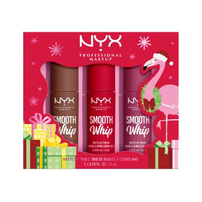 NYX Professional Makeup Fa La La L.A. Land Smooth Whip Matte Lip Cream Trio Zestaw pomadka Smooth Whip Matte Lip Cream 3 x 4 ml