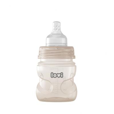 LOVI Trends Bottle 0m+ Beige Butelki dla niemowląt dla dzieci 120 ml