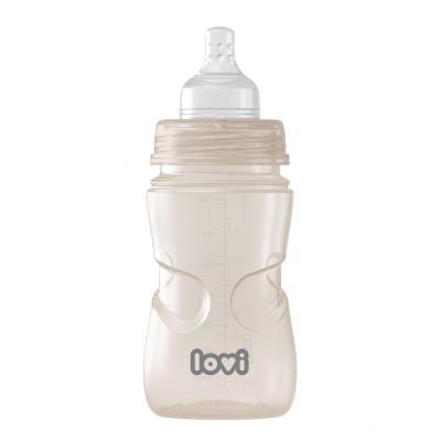 LOVI Trends Bottle 3m+ Beige Butelki dla niemowląt dla dzieci 250 ml