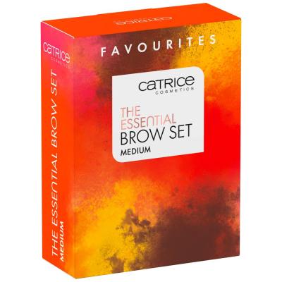 Catrice The Essential Brow Set Zestaw kredka do brwi Eye Brow Stylist 1,6 g 030 Brow-N-Eyed Peas + puder do brwi Brow Powder Waterproof 4 g 020 Ash Brown + żel do brwi Super Glue Brow Styling Gel 4 ml 010 Ultra Hold