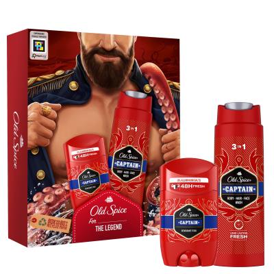 Old Spice Captain Zestaw deostick 50 ml + żel pod prysznic 3w1 250 ml