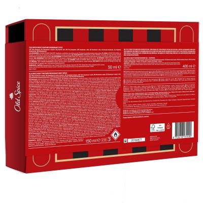 Old Spice Nightpanther Zestaw deostick 50 ml + dezodorant 150 ml + żel pod prysznic 3w1 400 ml + gra planszowa 3w1