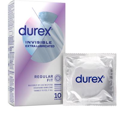 Durex Invisible Extra Lubricated Prezerwatywy dla mężczyzn Zestaw