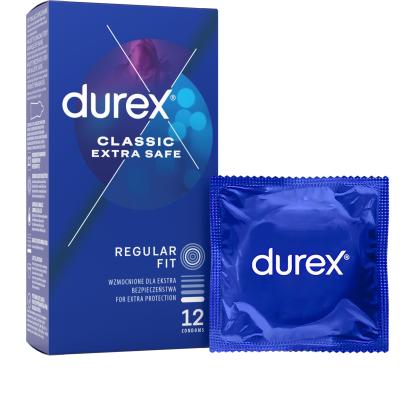 Durex Classic Extra Safe Prezerwatywy dla mężczyzn Zestaw