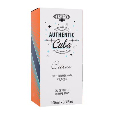 Cuba Authentic Citrus Woda toaletowa dla mężczyzn 100 ml